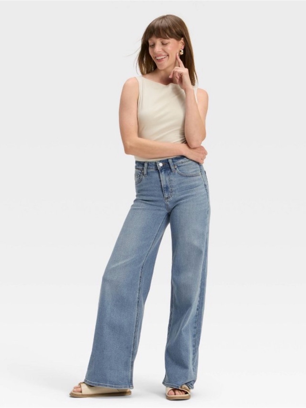 Universal Thread high rise wide leg jeans